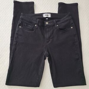 PAIGE Skyline Skinny Black Jeans Size 27